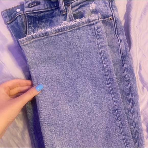 Abercrombie Curve Love Ultra High Rise 90s Straight Jean Size 29 - Picture 4 of 5